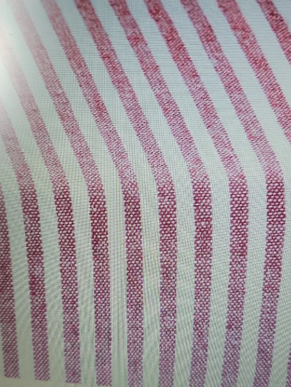 Pottery Barn Wheaton Stripe Linen Organic Cotton Table Runner